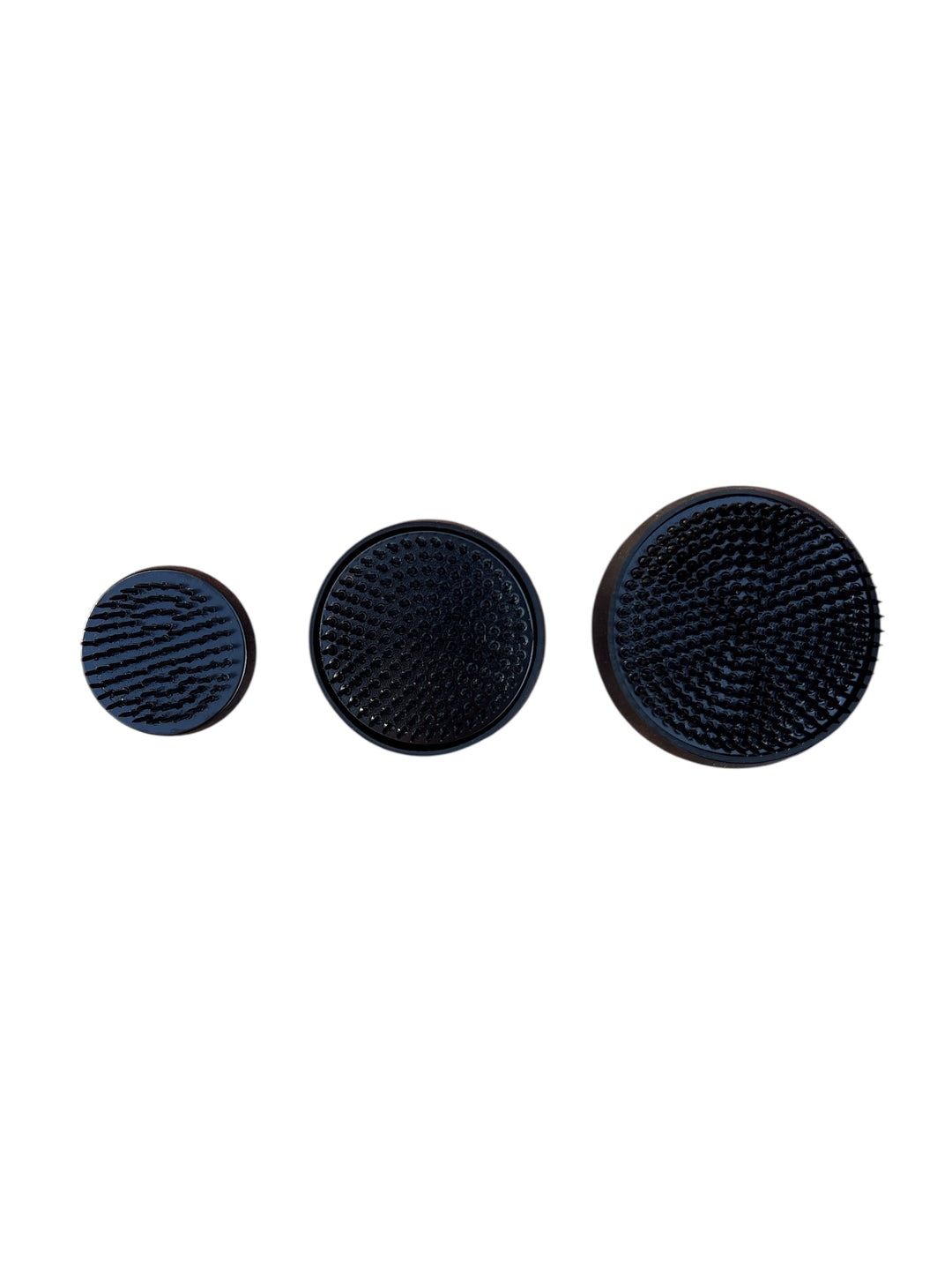 Black Kenzan Round (Spiky Frog) - Small