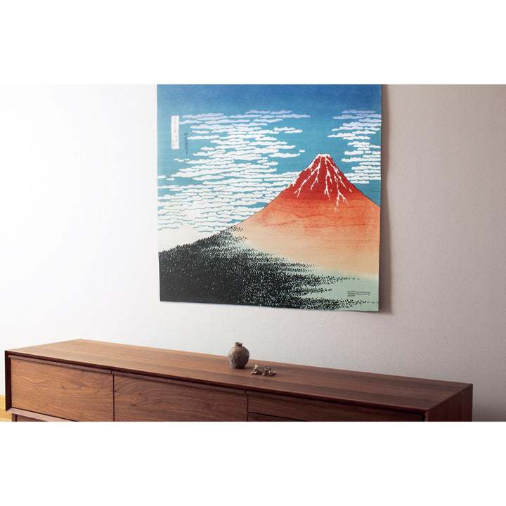 Furoshiki - Ukiyo-e / Hokusai The Red Fuji 104cm