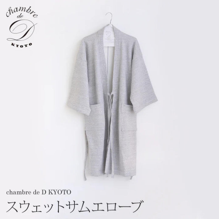 Chambre de D KYOTO Sweat Samue Robe (One Size)