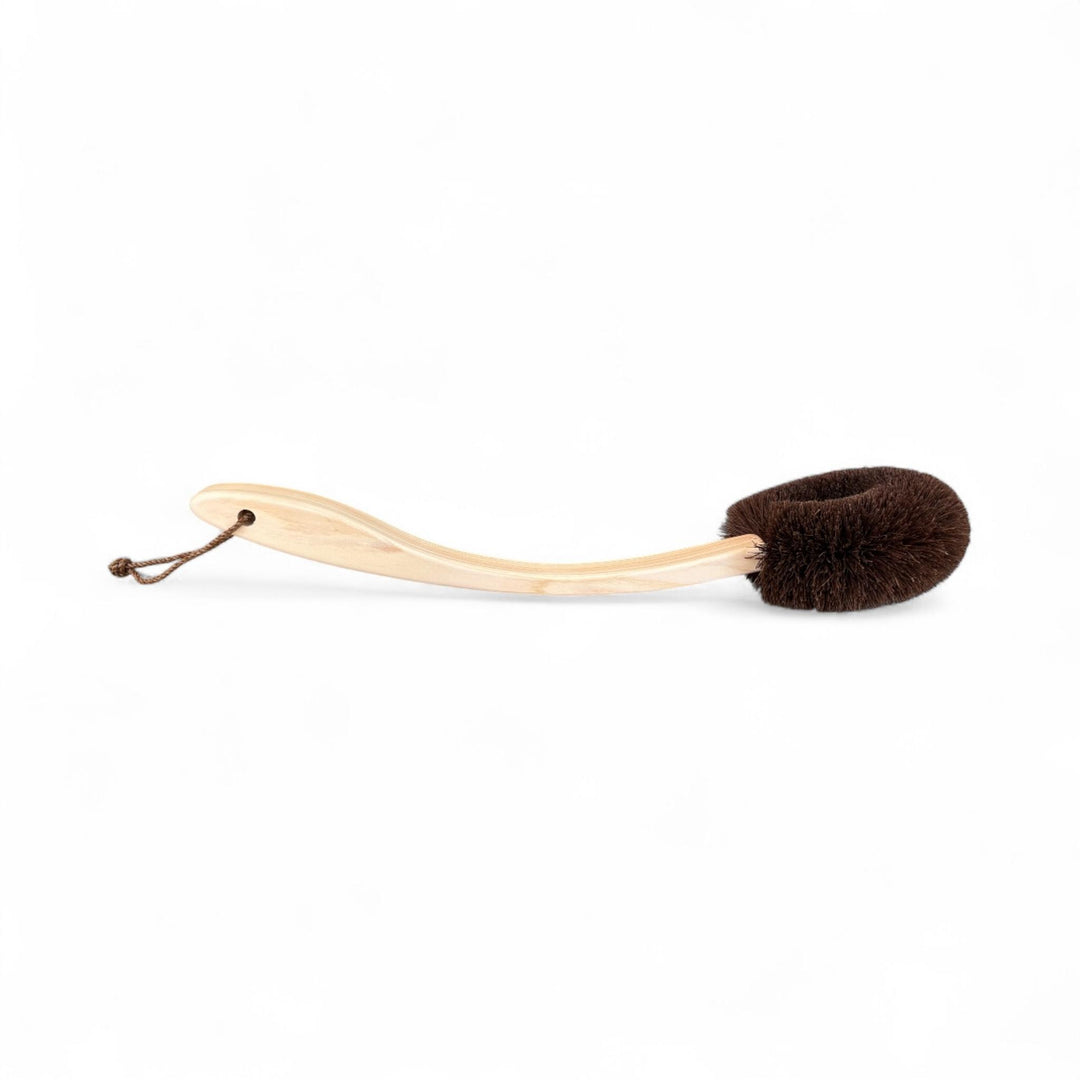 TAKADA Handmade Body Brush with Long Cypress Handle