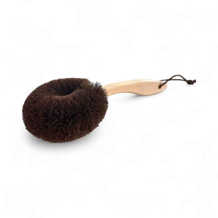 TAKADA Handmade Body Brush with Short Cypress Handle