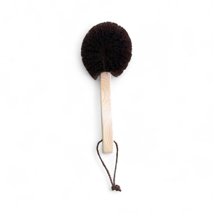 TAKADA Handmade Body Brush with Short Cypress Handle