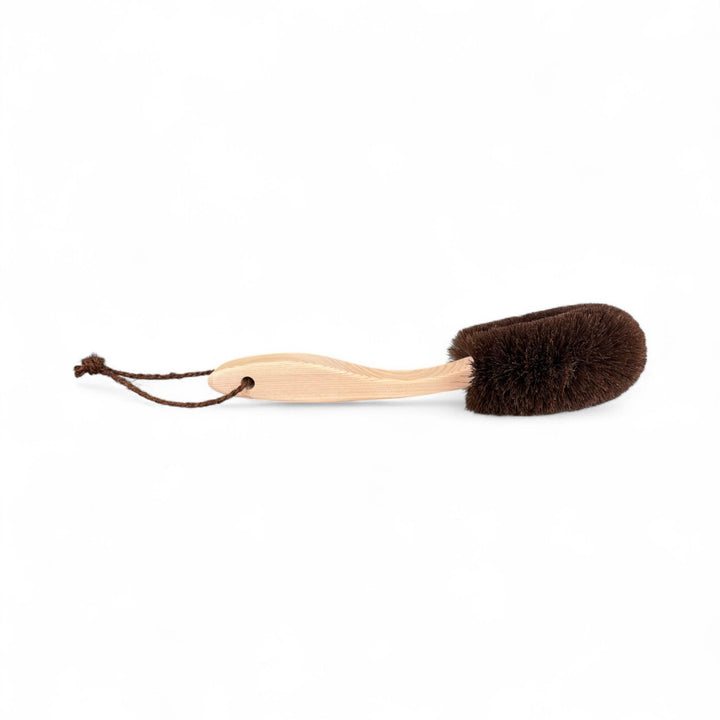 TAKADA Handmade Body Brush with Short Cypress Handle