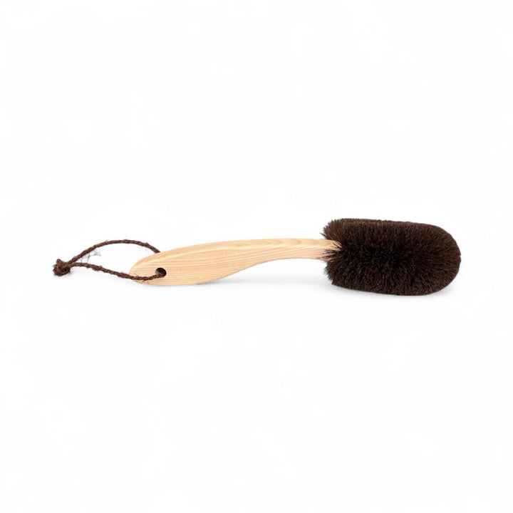 TAKADA Handmade Body Brush with Short Cypress Handle