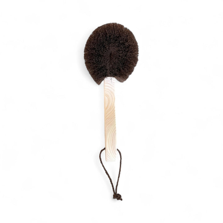 TAKADA Handmade Body Brush with Short Cypress Handle