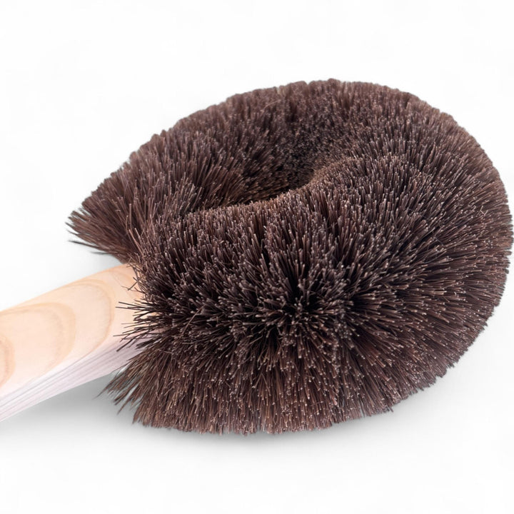 TAKADA Handmade Body Brush with Short Cypress Handle