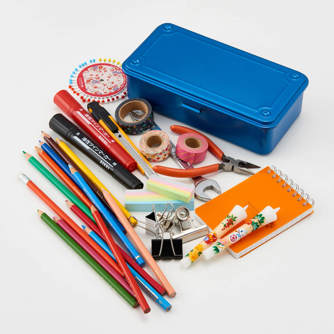 TOYO Trunk Shaped Toolbox T-190  - Blue
