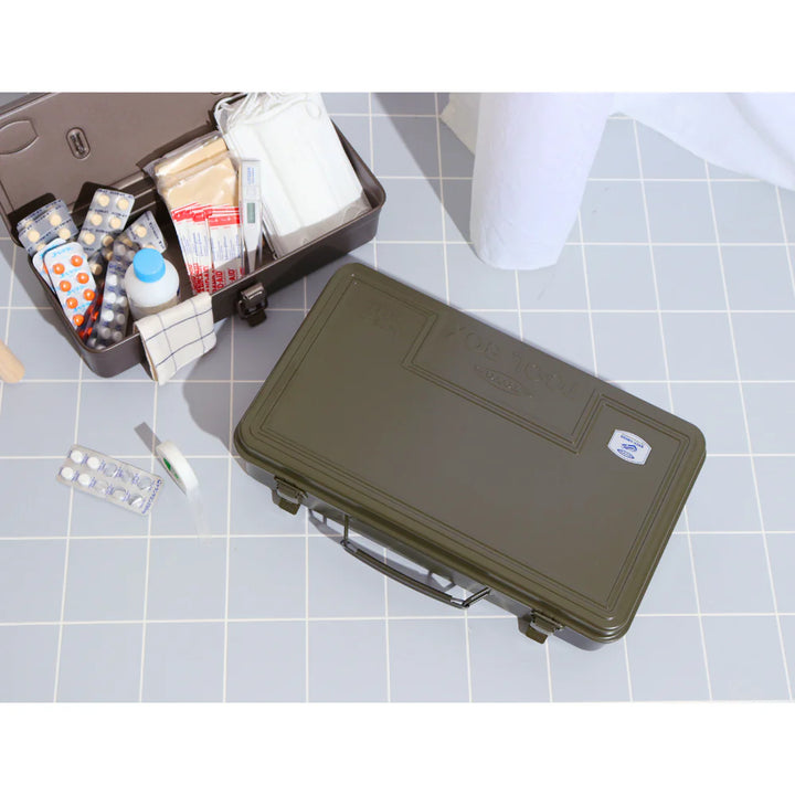 TOYO Trunk Shaped Toolbox T-360 - Moss Green
