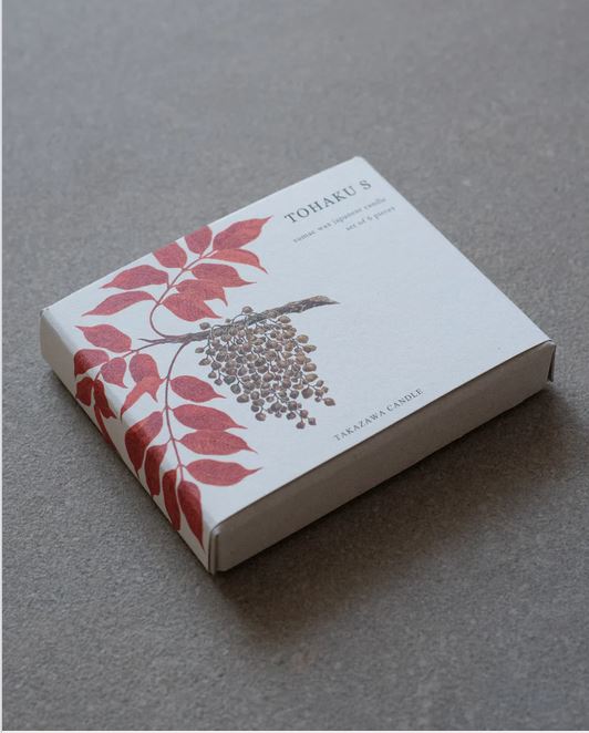 Takazawa Tohaku Sumac Candles (6 Pcs) - Small