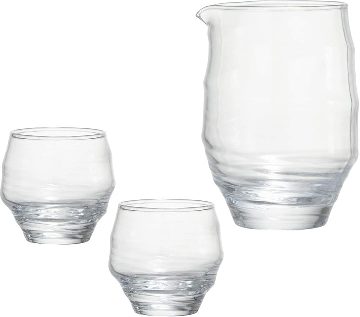 Toyo Sasaki Glass Sake Set