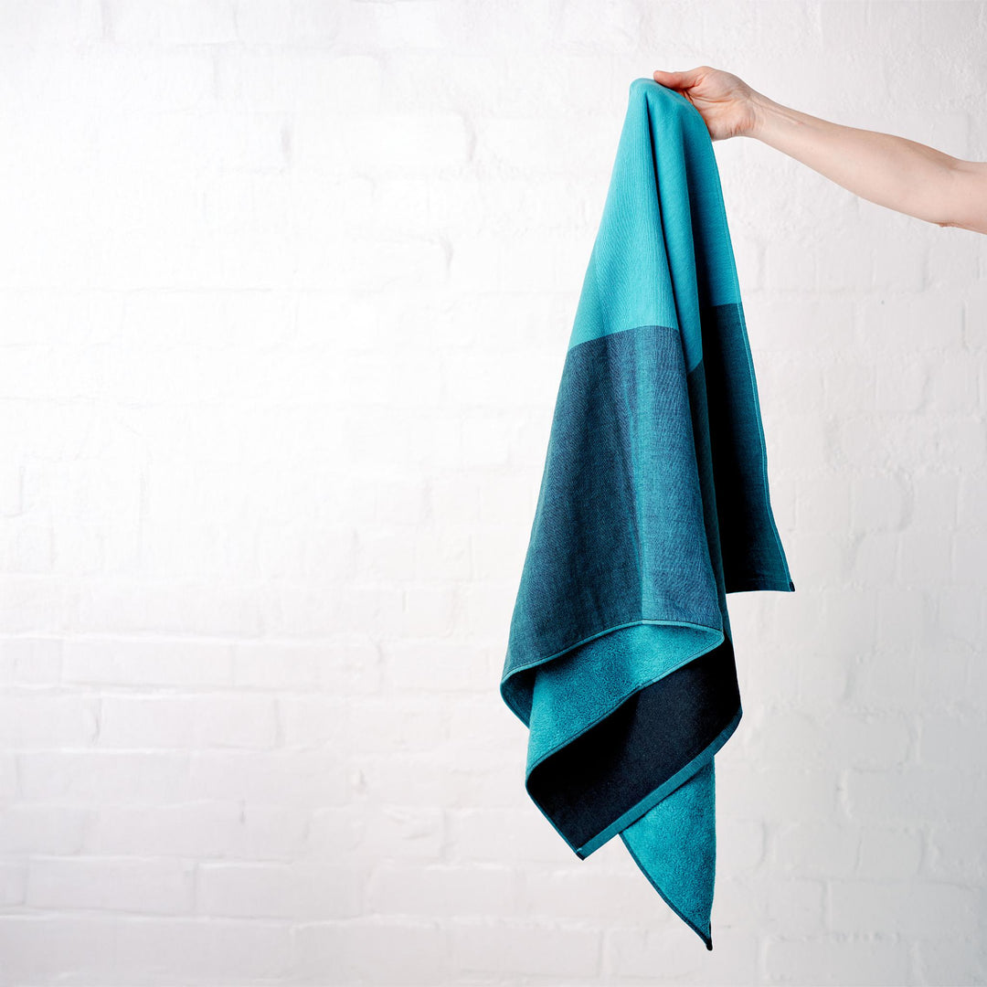 Imabari Chambray Block Bath Towel (6 Colours)