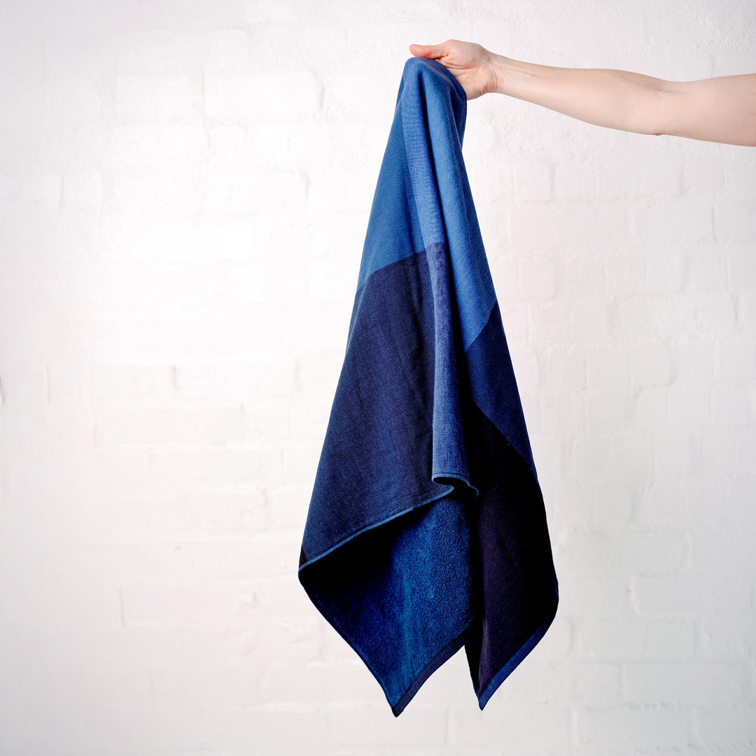 Imabari Chambray Block Bath Towel (6 Colours)