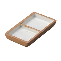 Yuki 2-Compartment Condiment Dish