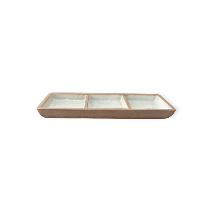 Yuki 3-Compartment Condiment Dish