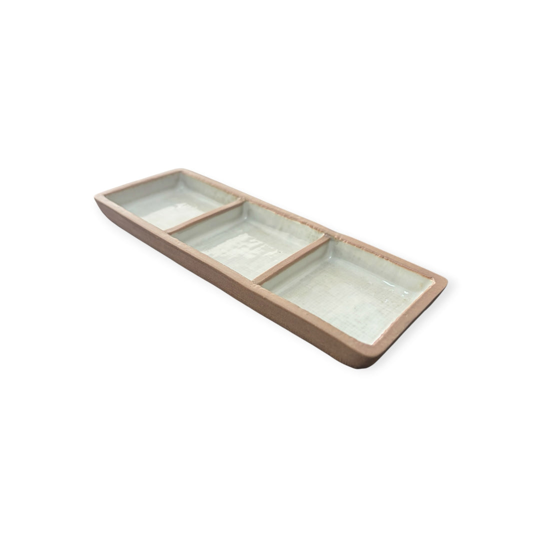 Yuki 3-Compartment Condiment Dish