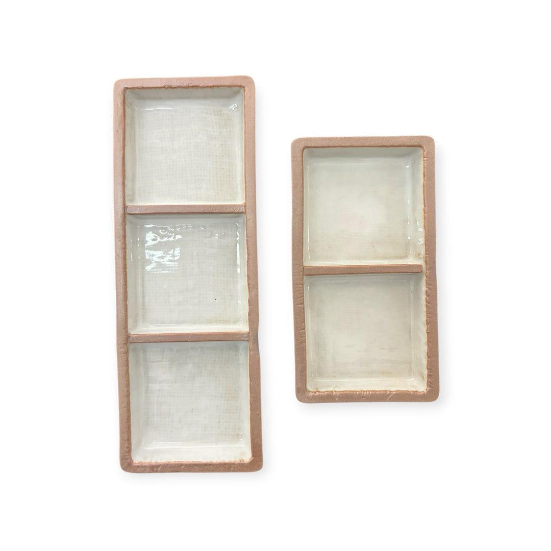 Yuki 3-Compartment Condiment Dish