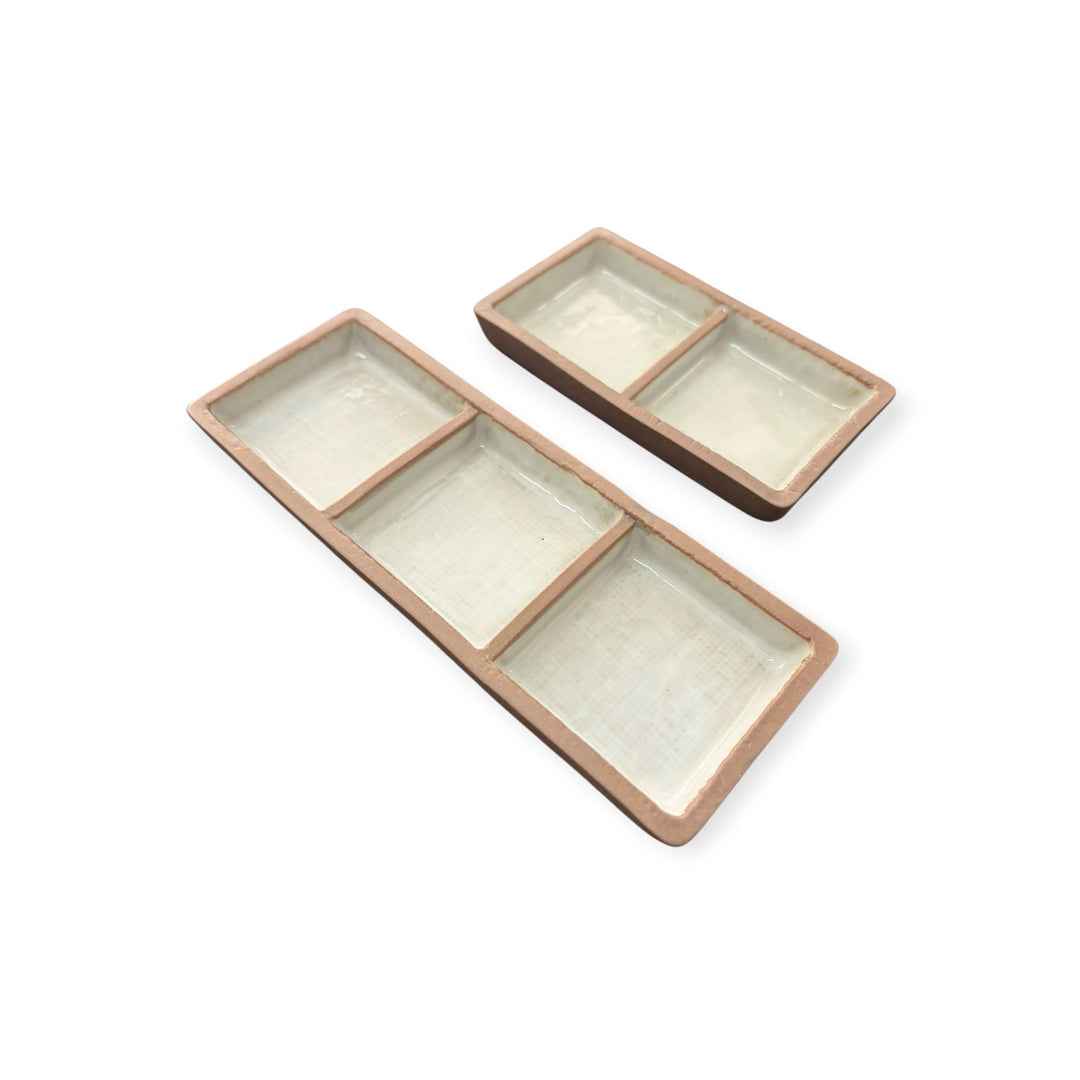 Yuki 3-Compartment Condiment Dish