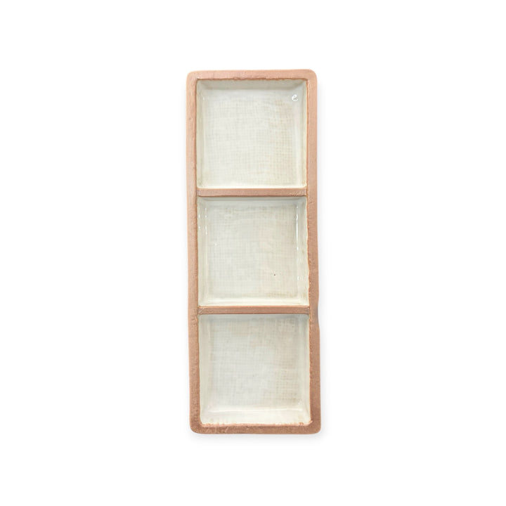 Yuki 3-Compartment Condiment Dish