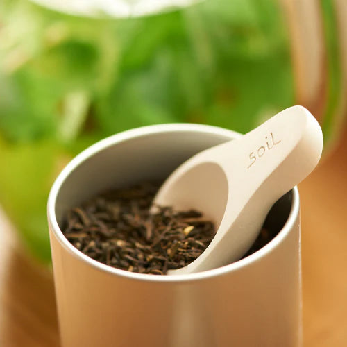 SOIL Cha-Saji Tea Scoop - White