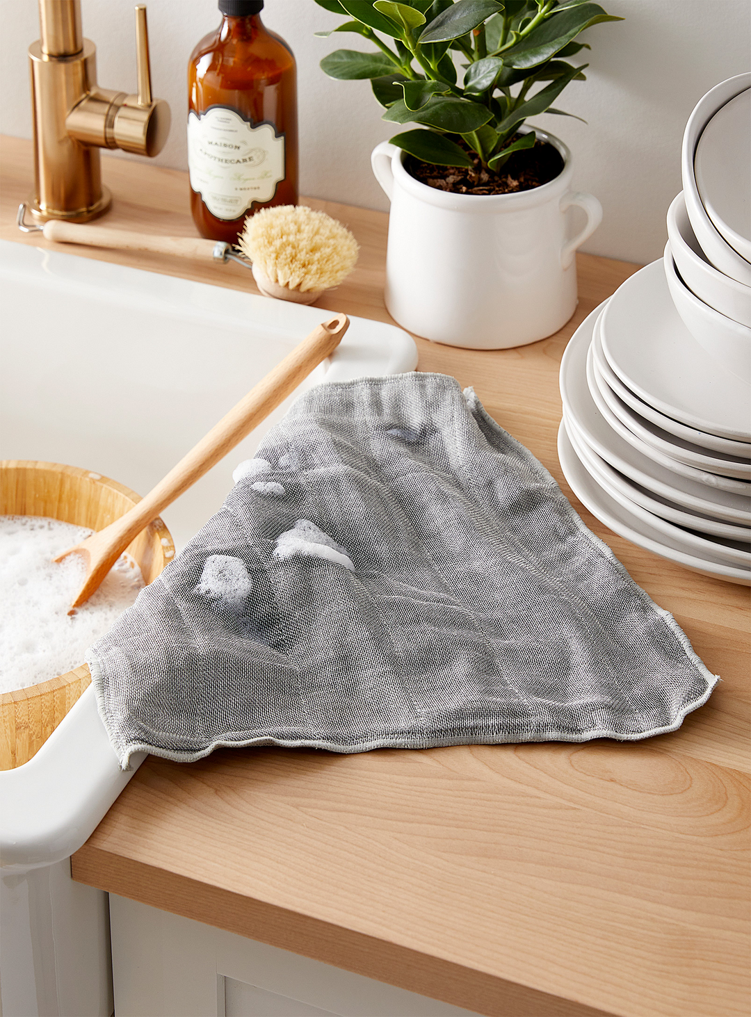 Maruyama Natural Dishcloth - Persimmon