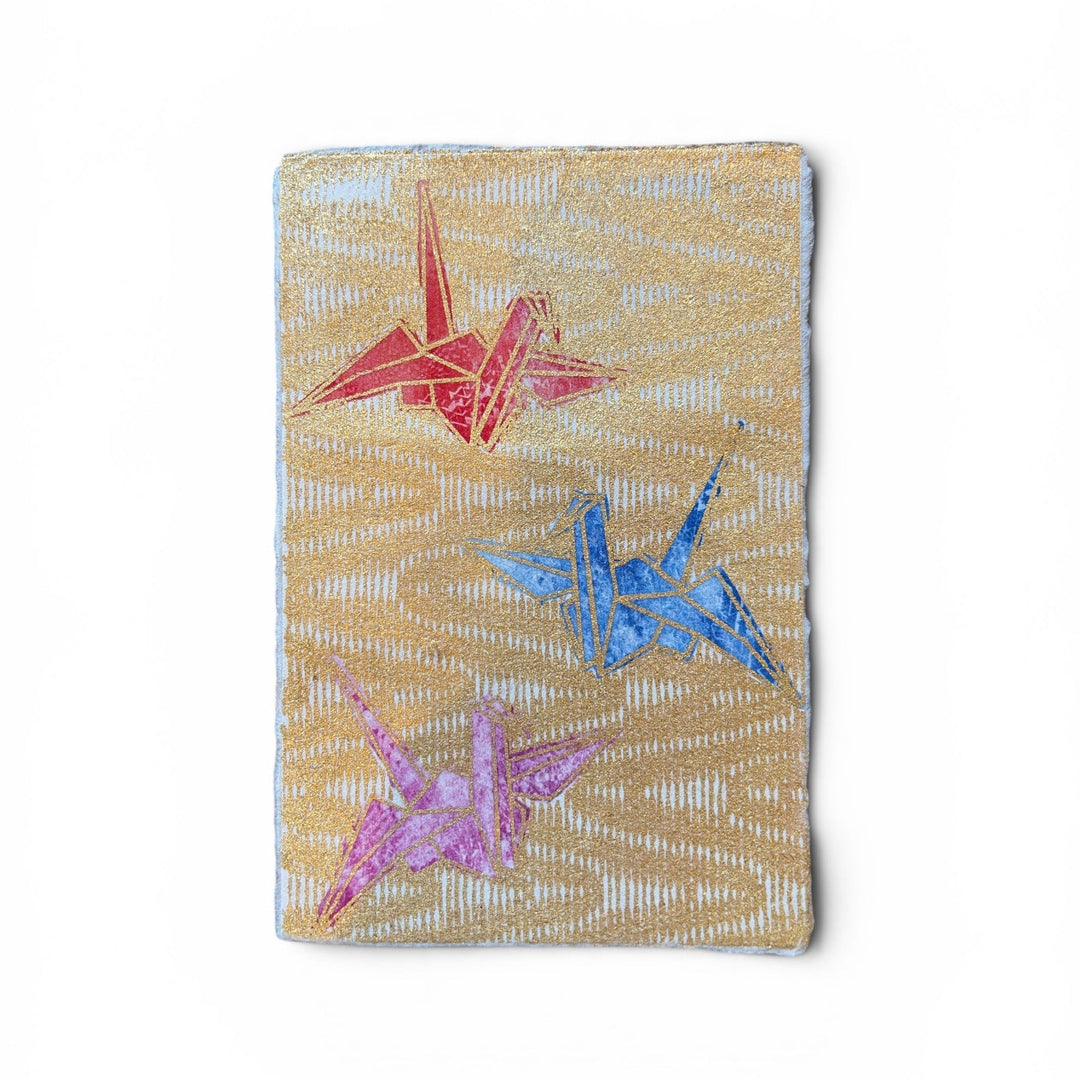 Ikazaki Gilded Washi Note Card #19