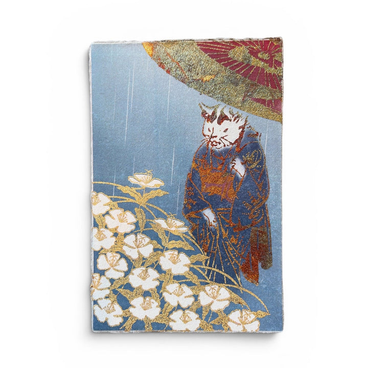 Ikazaki Gilded Washi Note Card #22