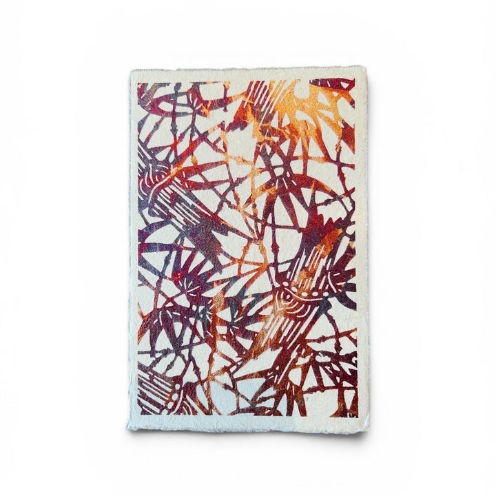 Ikazaki Gilded Washi Note Card #6