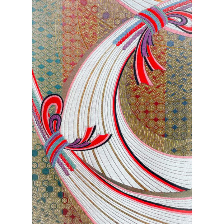 Vintage Kimono Fabric Wall Art - YUINA