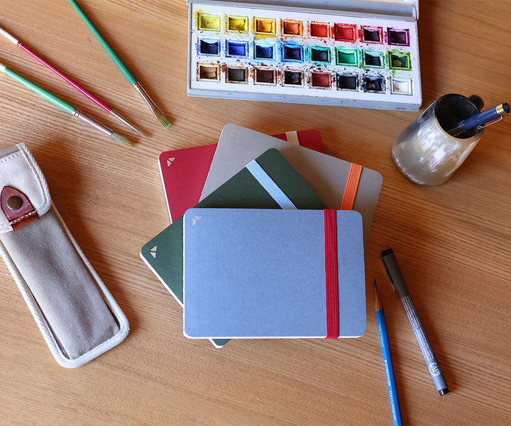 Yokobon Sketch A6 Notebook - Olive