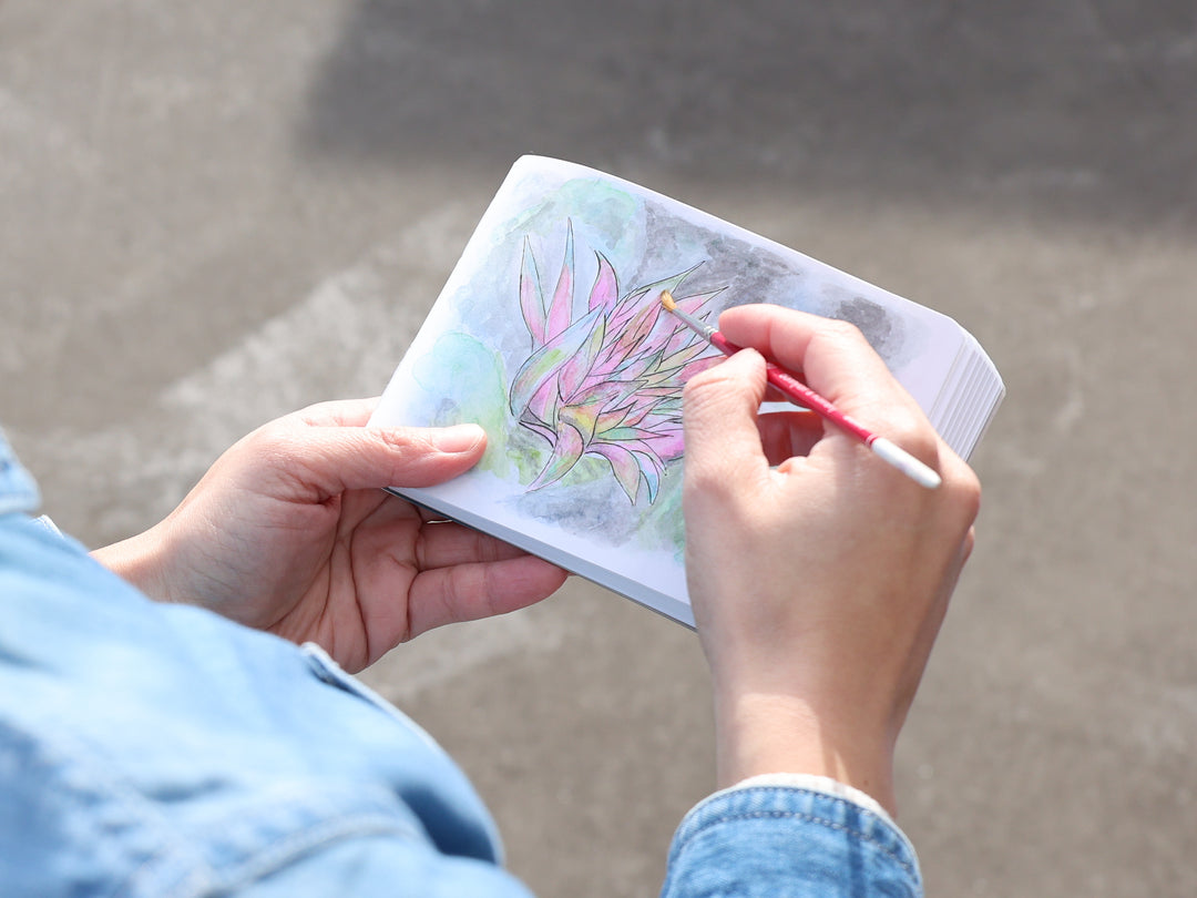Yokobon Sketch A6 Notebook - Olive
