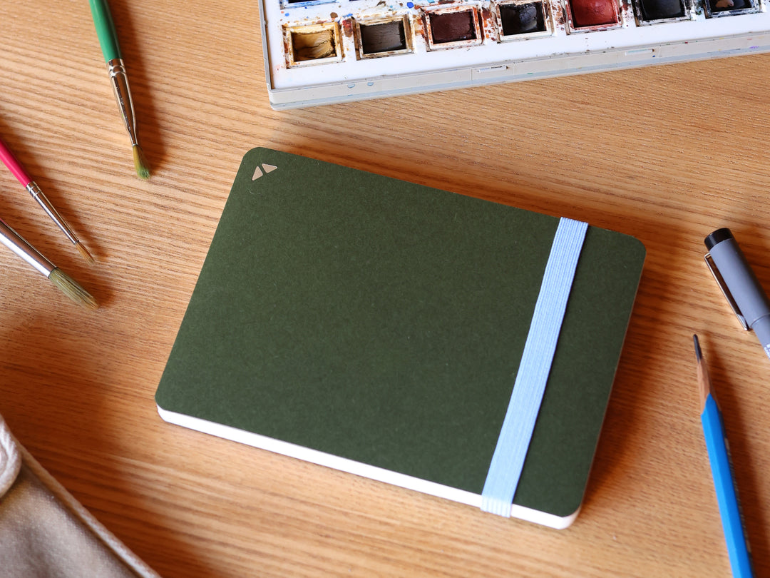 Yokobon Sketch A6 Notebook - Olive