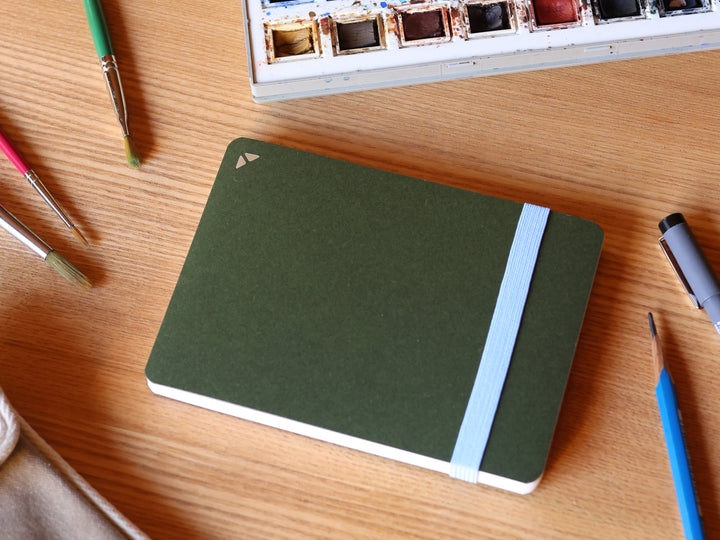 Yokobon Sketch A6 Notebook - Olive
