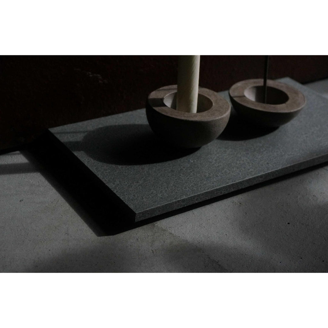 HAZE Candle Stand - Small Gray Ball