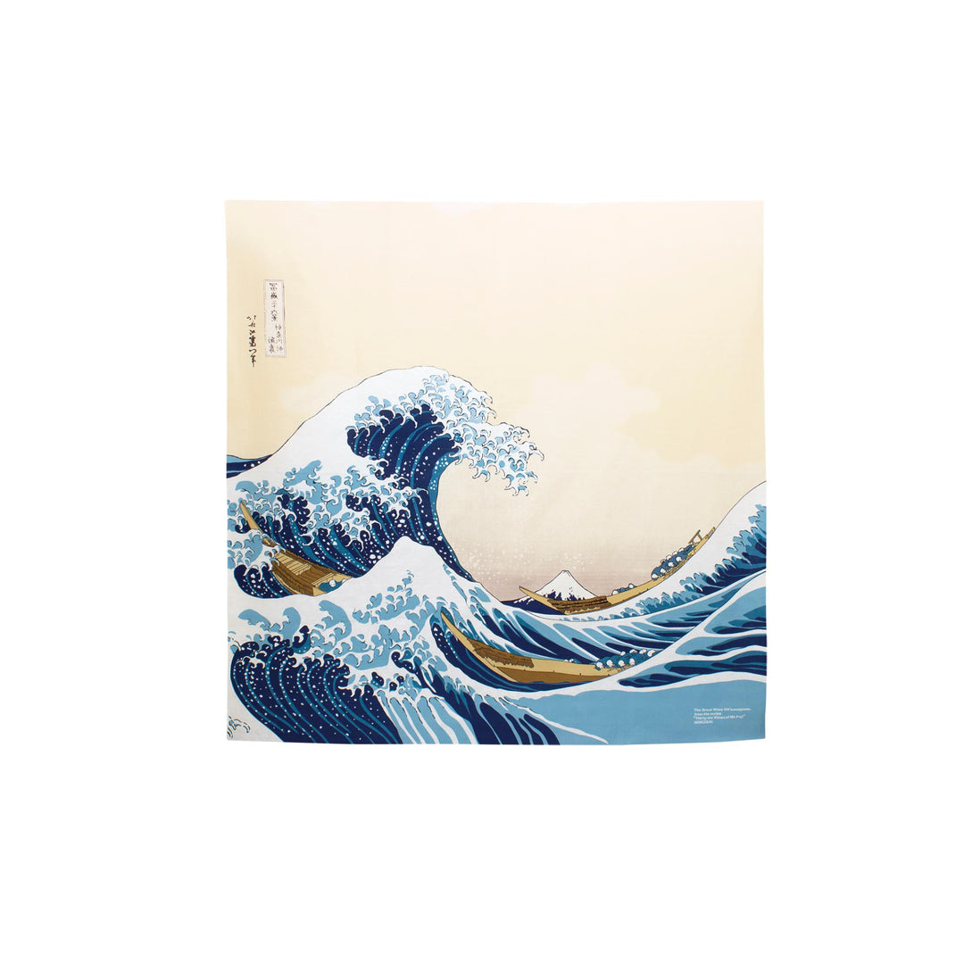 Furoshiki - Ukiyo-e / Hokusai The Great Wave 104cm