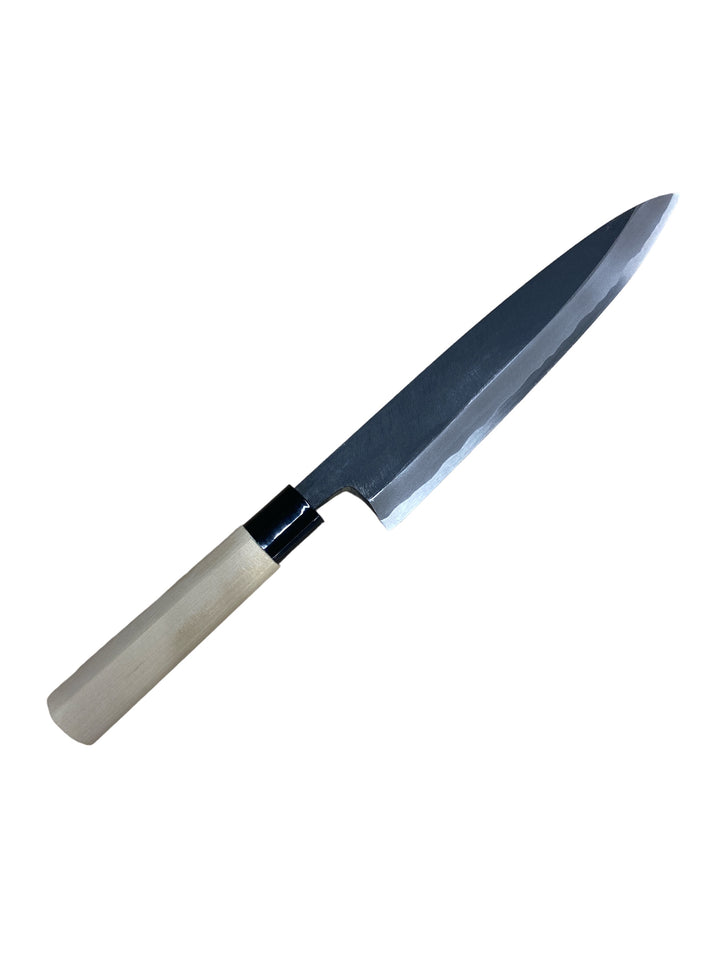 Toshiyuki Kasumi Black Hammered Yanagiba 21cm Knife