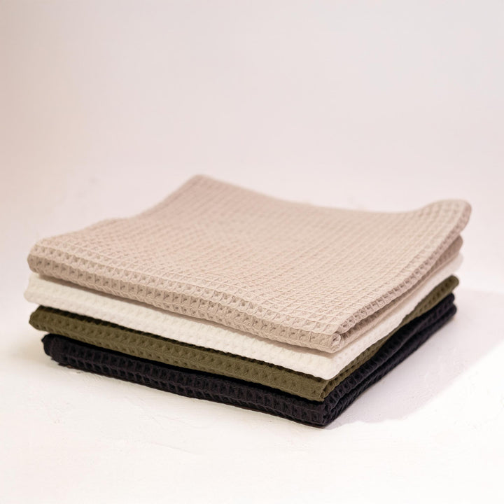 Waffle Cotton Face/Wash Cloth (4 Colours) - * PRE-ORDER *