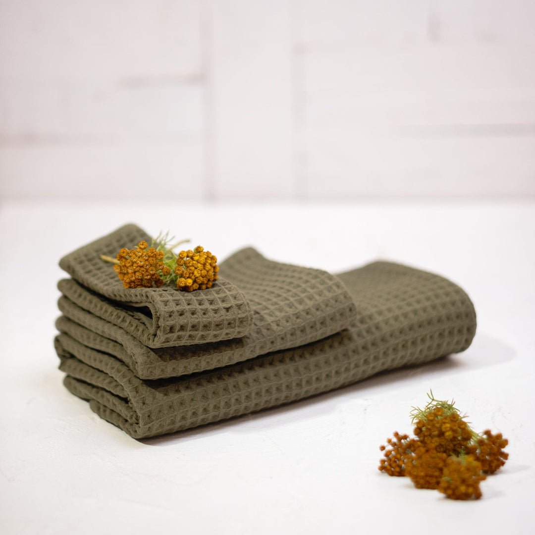 Waffle Cotton Face/Wash Cloth (4 Colours) - * PRE-ORDER *